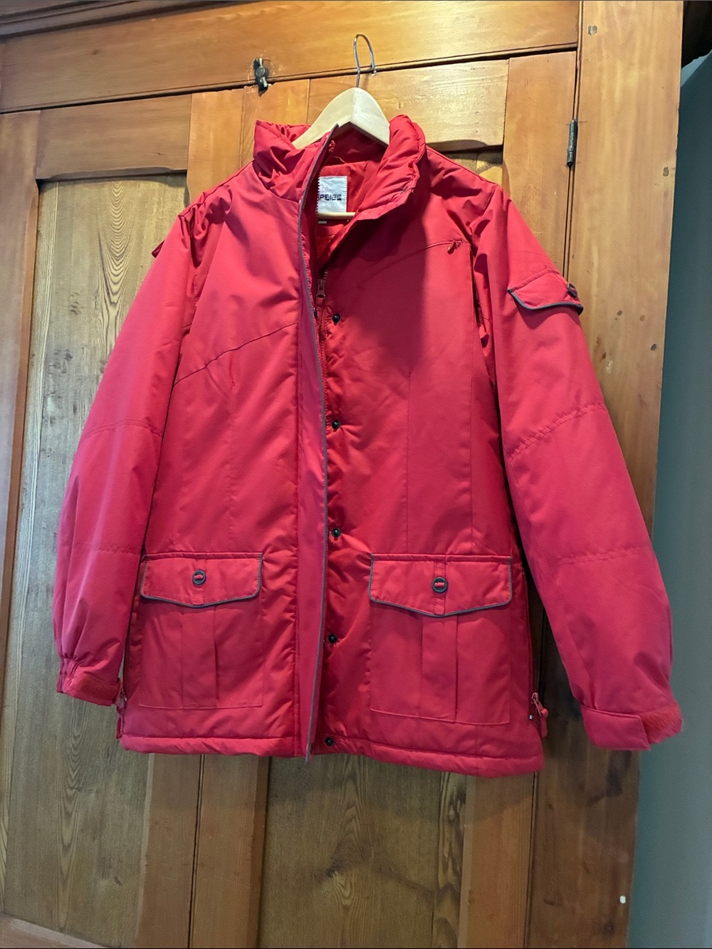 Red Insulated Winter Jacket